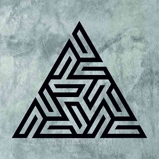 Декоративне настінне Панно «Трикутник» Декор на стіну Київ