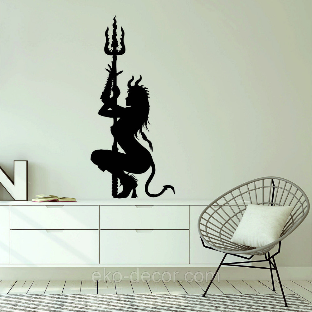 Декоративне настінне Панно «Дівчина Дияволиця», Декор на стіну Київ - фото 4