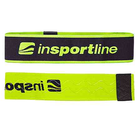 Лента эспандер для упражнений inSPORTline Hiplop S черно-зеленая Киев
