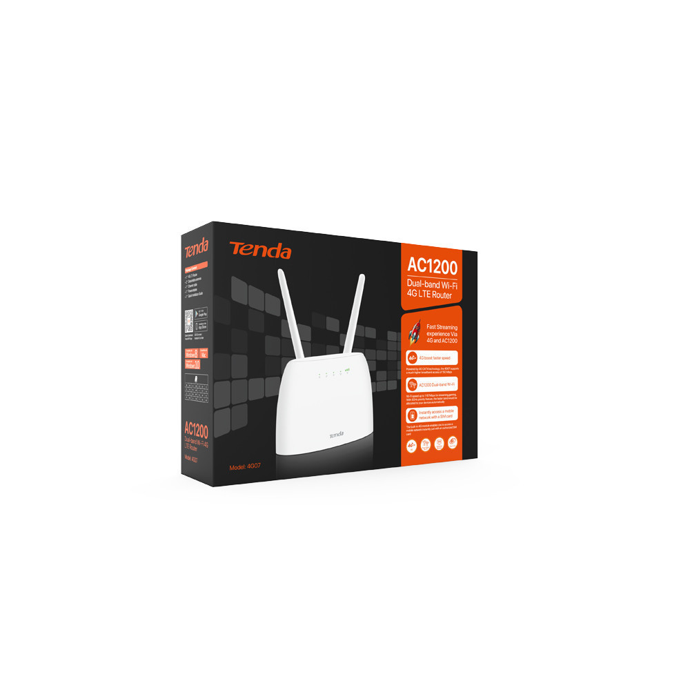 Бездротовий 3G/4G маршрутизатор Tenda 4G07 ( white ) Харків - фото 4