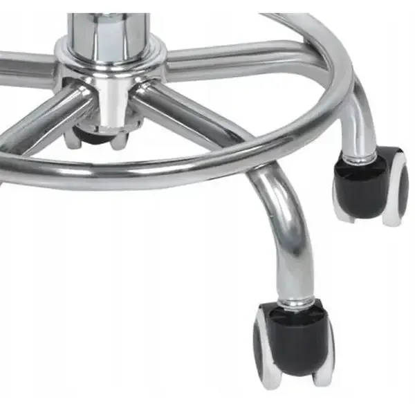 Стілець косметолога зі спинкою. Білий Київ - фото 4