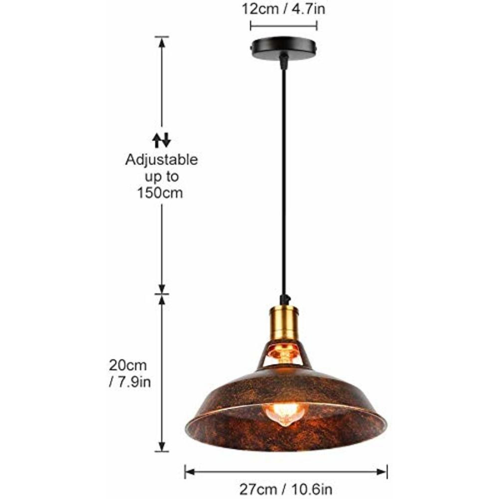 Вінтажний підвісний світильник ASCELINA в стилі лофт з лампочкою Едісона з Німеччини Дніпро - фото 3