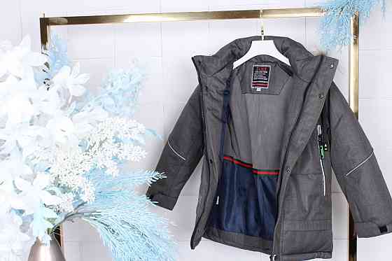 Детская зимняя куртка на мальчика 122 на холофайбере Николаев