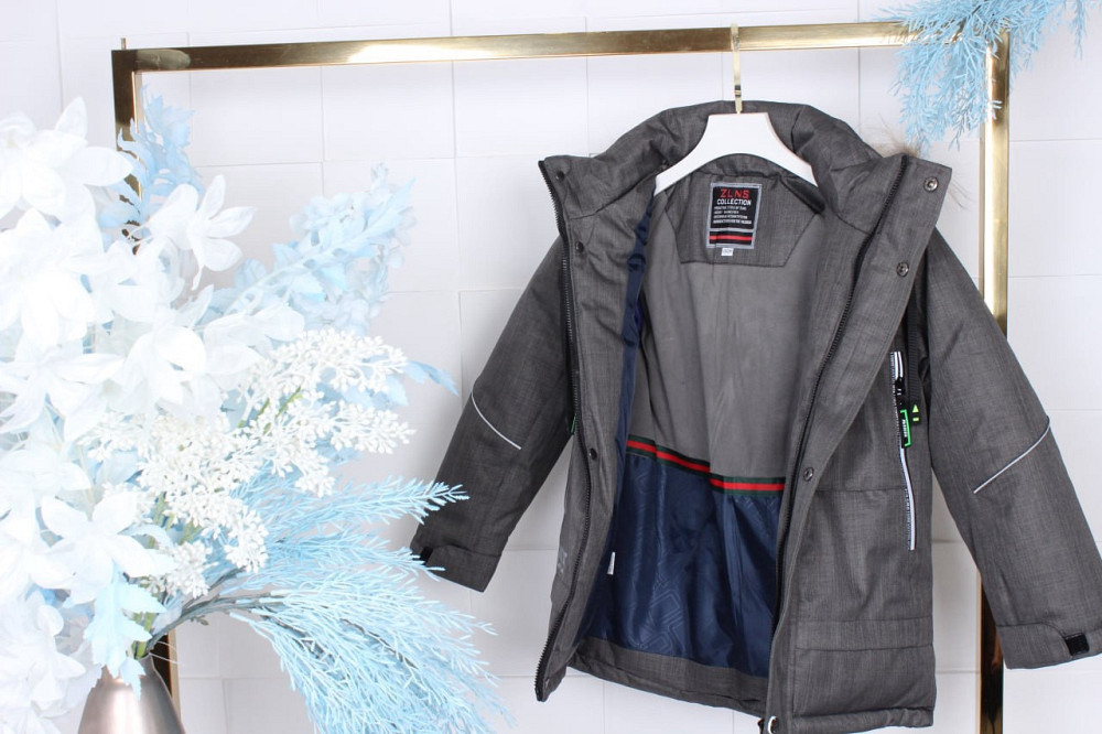 Детская зимняя куртка на мальчика 122 на холофайбере Николаев - изображение 2