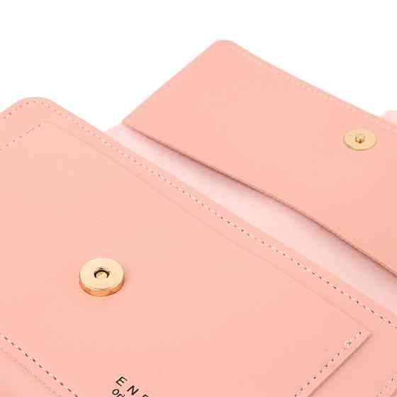 Жіночий клатч на плече з екошкіри Vintage sale_15144 Рожевий Київ