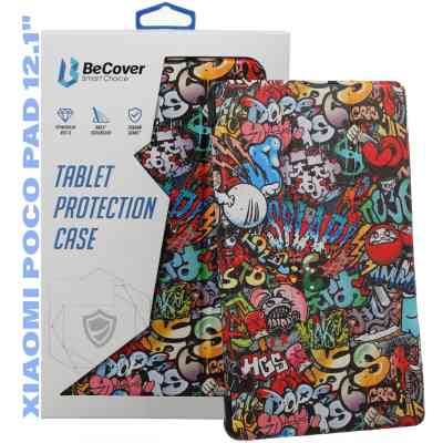 Чехол для планшета BeCover Smart Case Xiaomi Poco Pad 12.1" Graffiti (711569) Винница