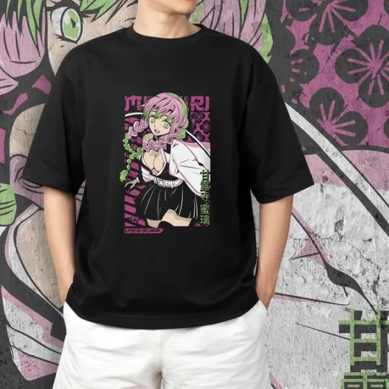 Футболка для подростка мальчика с принтом Клинок, рассекающий демонов Міцурі 2 140E Размер 160 Anime10413 Днепр