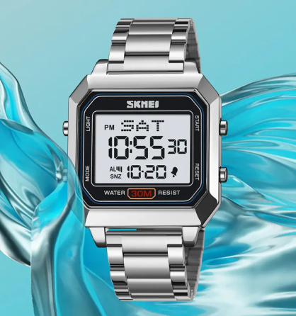 Годинник чоловічий наручний спортивний Skmei 2149 (Сріблястий) Вінниця