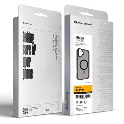 Чехол для мобильного телефона Armorstandart Uniq MagSafe Apple iPhone 16 Plus Black (ARM79500) Винница