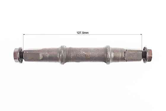 Вал каретки MTB "квадрат" 127,5мм, під гайку, 3U Київ