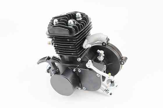 Двигун велосипедний 2Т з ручним стартером + комплект для встановлення, ЧОРНИЙ Київ