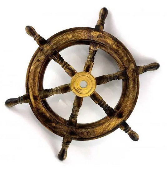 Панно деревянное настенное Штурвал Киев - изображение 1