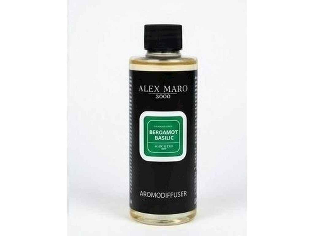 Запаска-рефіл до аромадифузора 100мл BERGAMOT BASILIC ТМ ALEX MARO Київ - фото 1