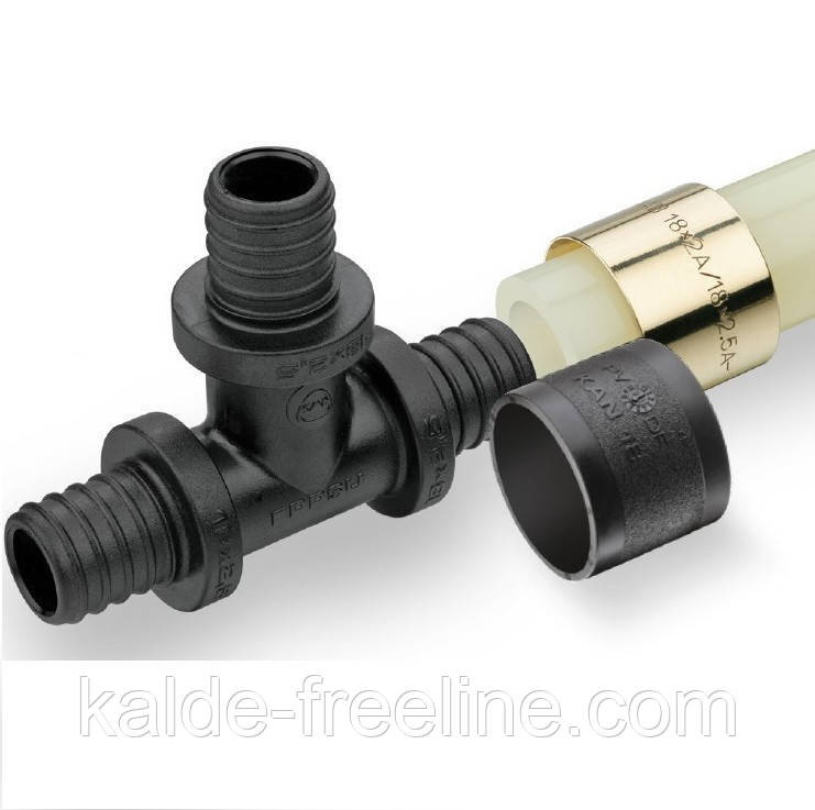 Тройник  KAN-therm 18*2,5/14*2/14*2 (пластик) Харьков - изображение 2