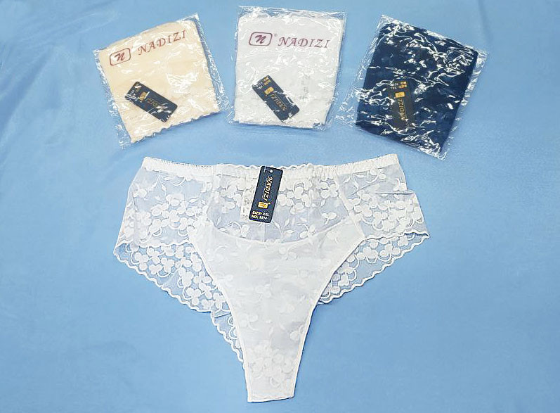 Мереживні жіночі труси Білий 2XL Харків - фото 1