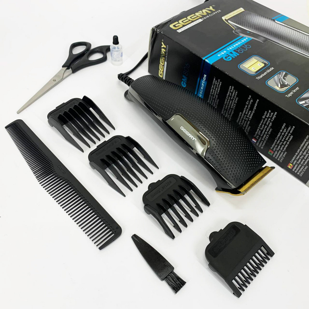 Машинка для стрижки волосся з регульованою довжиною Gemei, Профі машинка для стрижки волосся CT-83 Івано-Франківськ - фото 4