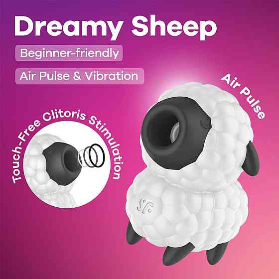 Вакуумний кліторальний стимулятор Satisfyer Dreamy Sheep Sex Aura Київ