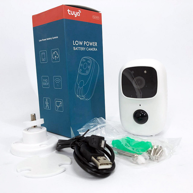 Наружная камера видеонаблюдения Smart wifi Tuya, Уличная камера видеонаблюдения с записью на sd-карту VR-17 Львов - изображение 3