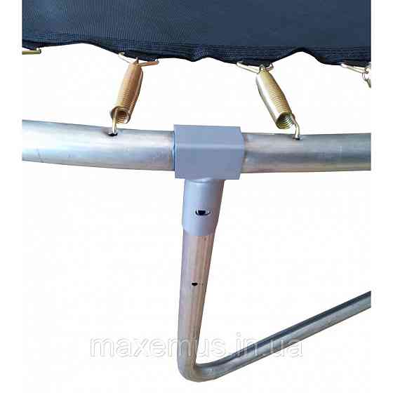 1Батут детский Атлето 312 см с внутренней защитной сеткой батут для детей на пружинах с лестницей разноцветный Мостиска