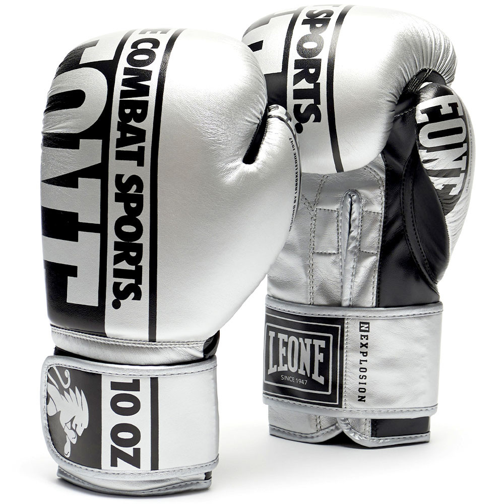 Боксерські рукавички Leone Nexplosion Silver 12 ун. Каменское - изображение 1