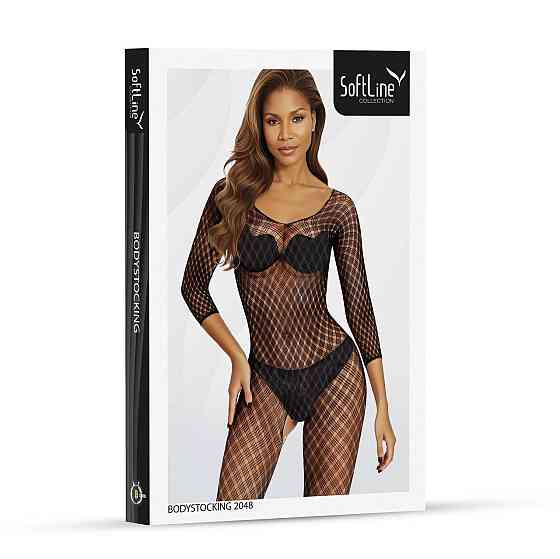 Бодистокинг - Bodystocking 2048, black - One Size Sex Aura Киев