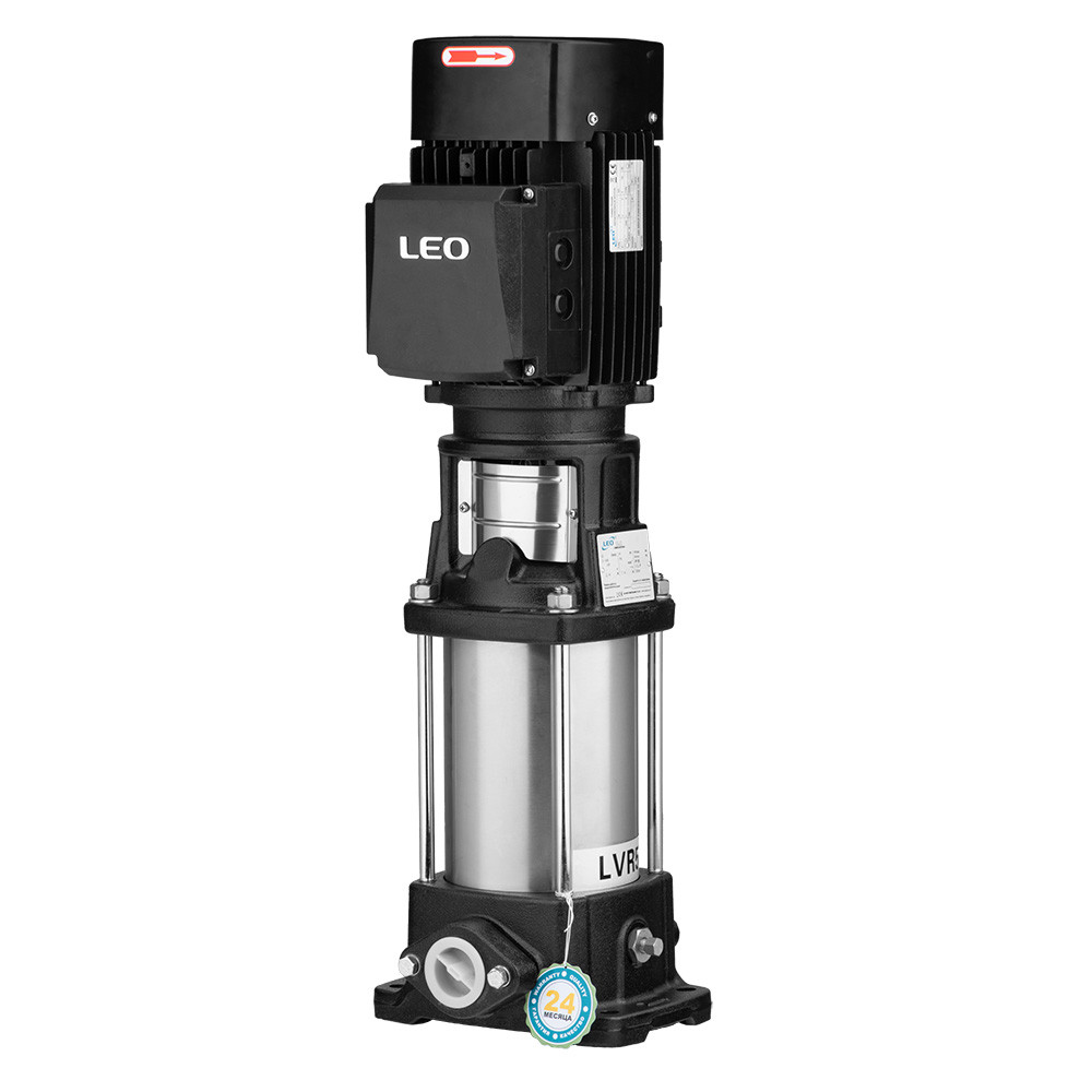 LEO Насос центробежный многоступенчатый вертикальный 380В 4кВт H 145(120)м Q 142(83)л/мин нерж Коломия - фото 4