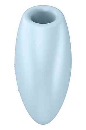 Вакуумний стимулятор-серце з вібрацією Satisfyer Cutie Heart Blue Sex Aura Київ
