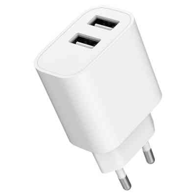 Зарядное устройство Gembird 2 USB-A 5V/2.4A (12W) white (TA-UC-2A12-01) Винница