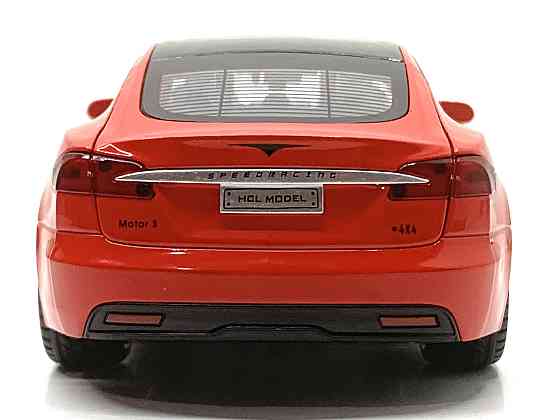 Машина Автосвит Tesla S инерционная открываются двери капот багажник 21см Красная (AP-1956) Чернігів