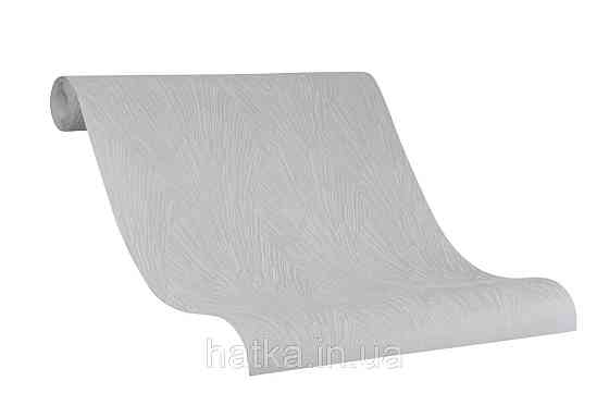 Шпалери вінілові на флізелін Marburg Giulia геометрія абстракція смуга півколо білі на світло-коричневому 3д Київ