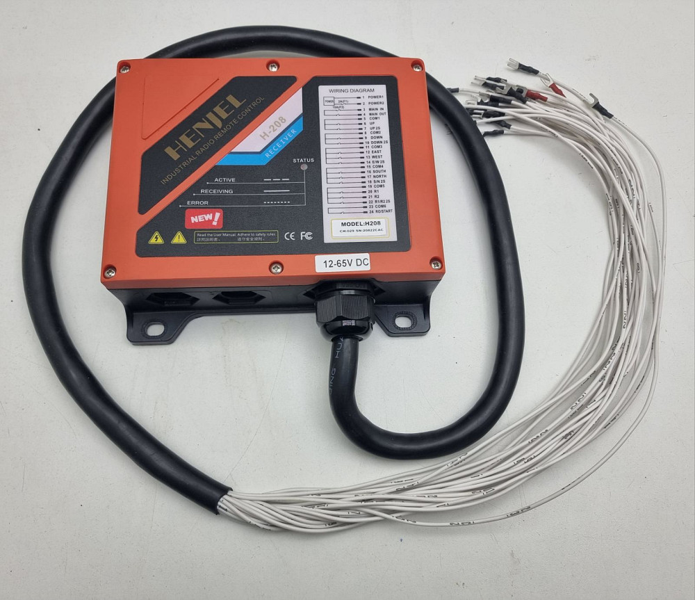 Безпровідний пульт дистанційного керування Henjel H208 низької або високої напруги для крана Луцьк - фото 1