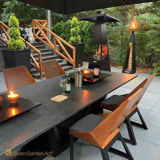 Обогреватель на дровах Quan Garden Master, черный QN94923 Код: 009794 Ровно