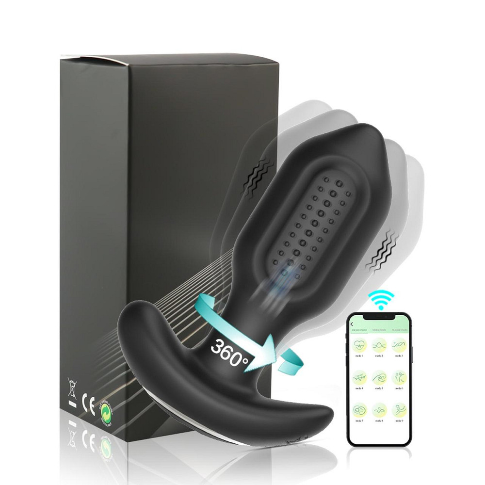 Анальная пробка с вибро Bliss APP - Vibrating Anal Plug Sex Aura Киев - изображение 1