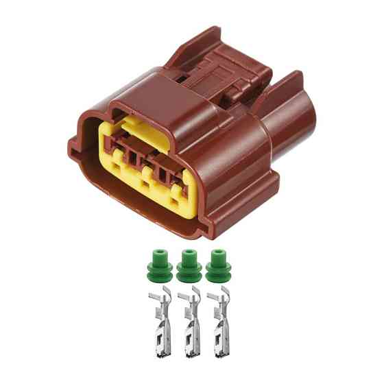 Роз'єм конектор 3-кон., Катушка Зажигания, Дпдз (Дат, Положения Дроссельной Заслонки), 6098-0142, Acura, Mitsubishi, Nissan Київ