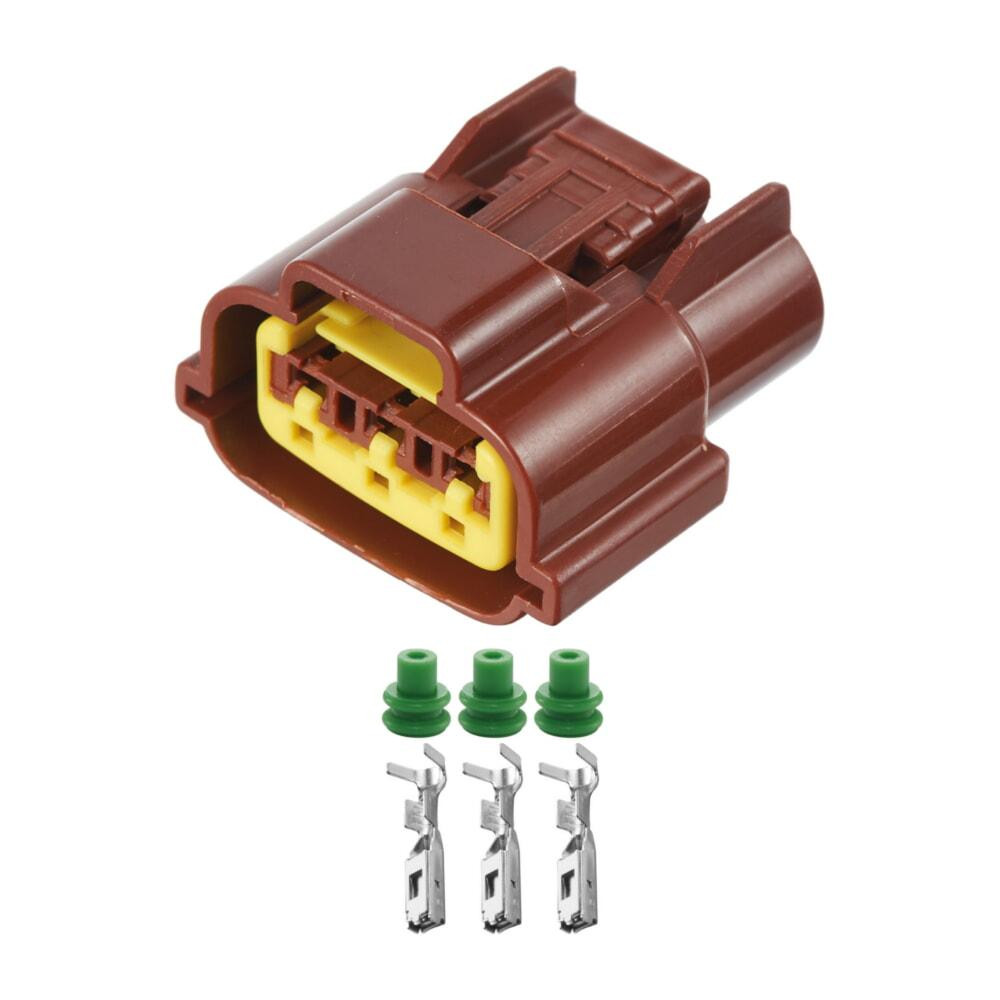 Разъем коннектор 3-кон., Катушка Зажигания, Дпдз (Дат, Положения Дроссельной Заслонки), 6098-0142, Acura, Mitsubishi, Nissan 40419 Киев - изображение 1