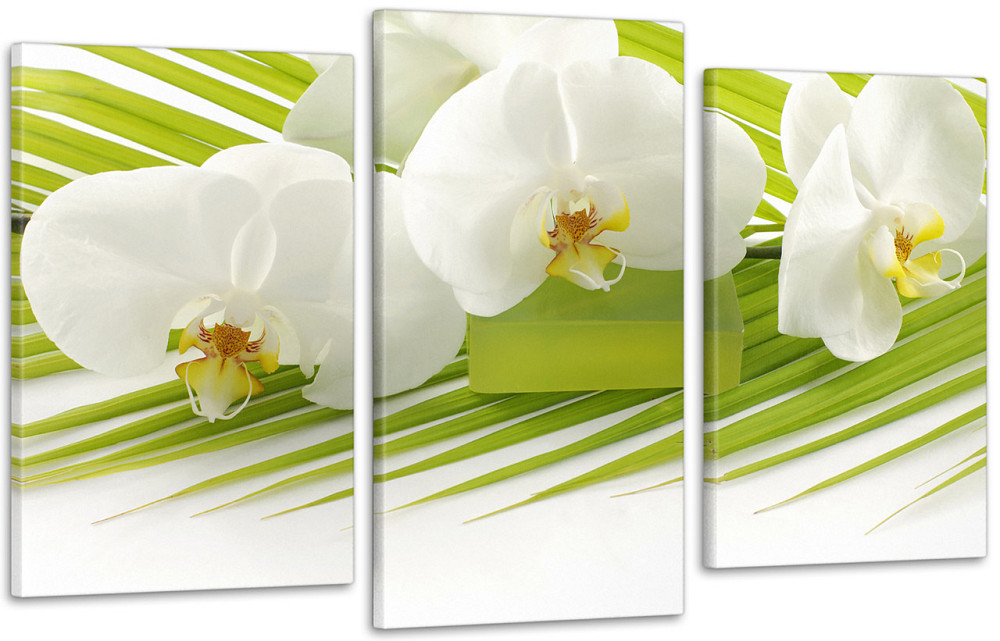 Модульная картина Белые Цветы Art-34_3 Киев - изображение 1