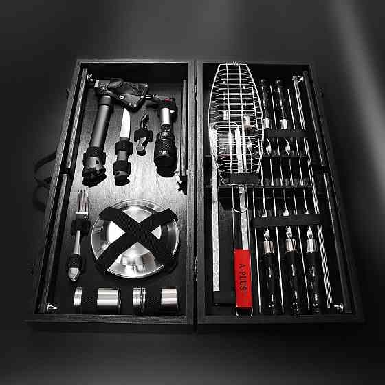 Шампура на подарунок шампури подарункові набори шампурів для шашлику шашличний набір чоловікам у коробці Тернопіль