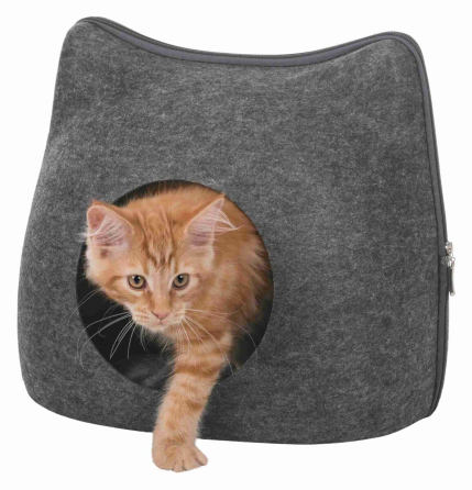 Будиночок для котів і собак Trixie Cat (Тріксі) 38х35х37 см фетр на застібці Запоріжжя