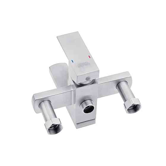 Душевая система для ванны Kroner KRP Edelstahl Kubus - ESG063 сатин Киев