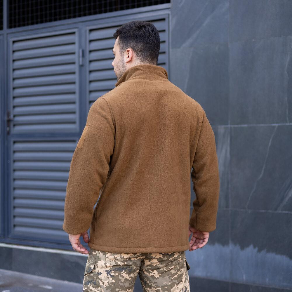 Толстовка мужская на молнии койот флисовая Patriot Киев - изображение 3