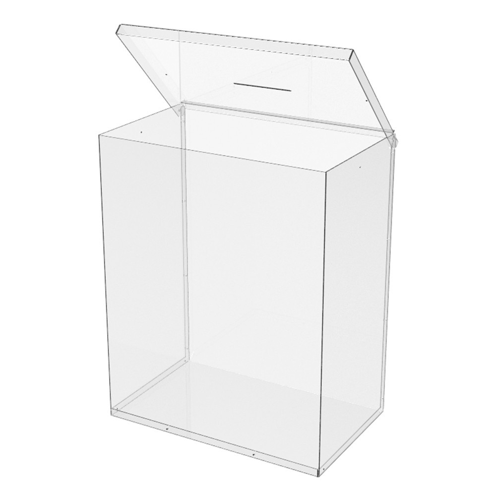 Ящик EKOSTAR без замка для пожертвований и сбора денег 400x250x500. Объем 50 литров Киев - изображение 5