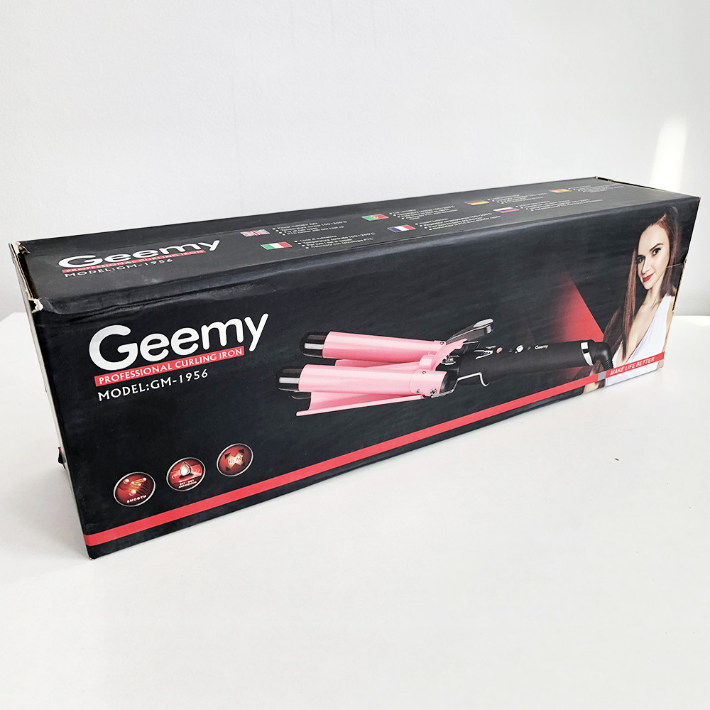 Багатофункціональні плойки для волосся GEMEI GM-1956-25 тройная Щипці для волосся об'ємної зачіски TD-18 Львів - фото 7