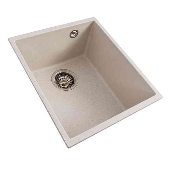 VALESO Кухонна гранітна мийка 3744 ROXY VALESO біла в крапку Коломыя