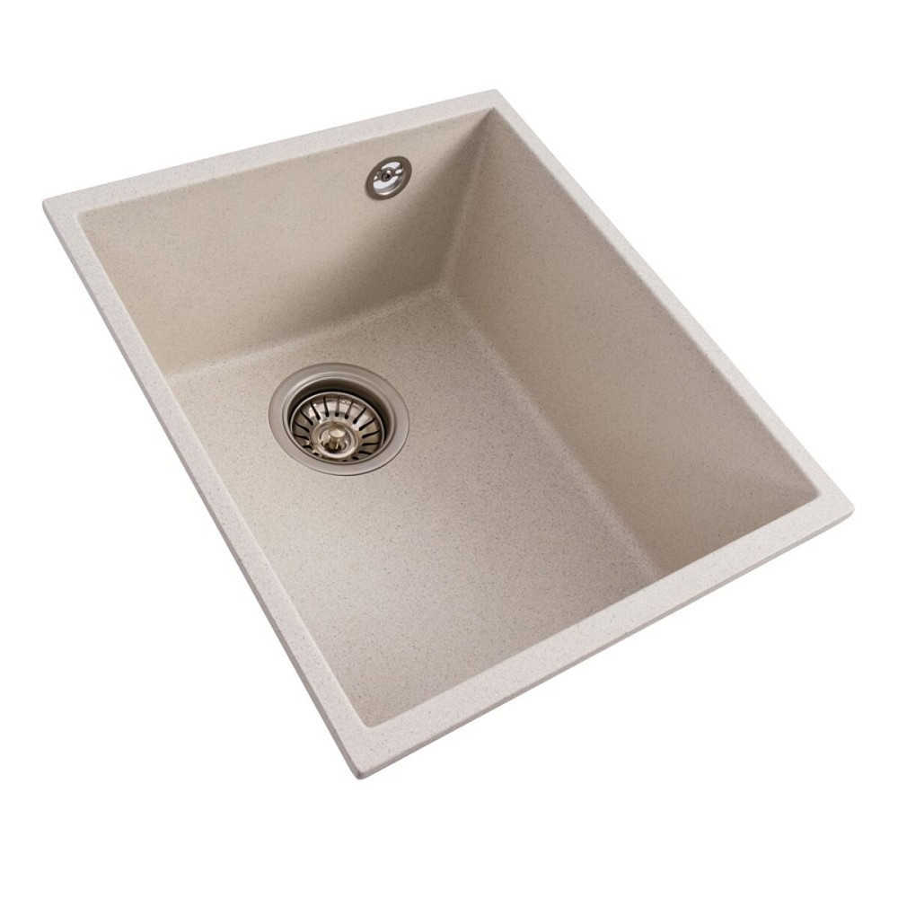 VALESO Кухонна гранітна мийка 3744 ROXY VALESO біла в крапку Коломыя - изображение 2