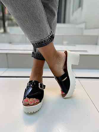 Seastar Шльопанці жіночі SEASTAR GG02 чорні (літо, еко-лак) (2582) 38р.39р.40р. Коломыя