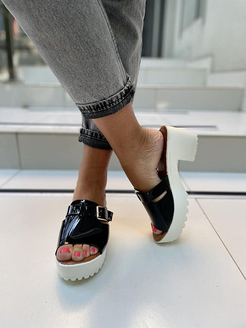 Seastar Шльопанці жіночі SEASTAR GG02 чорні (літо, еко-лак) (2582) 38р.39р.40р. Коломыя - изображение 5