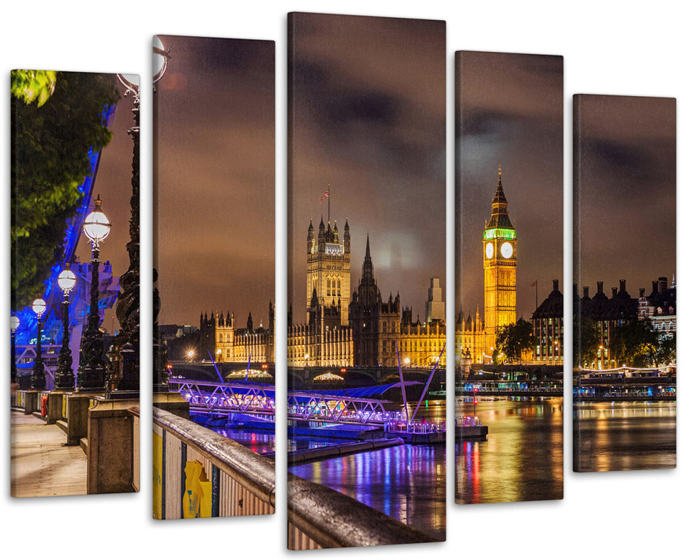 Модульная картина Ночной Лондон (80х118 см) Art-88_5 90х132 см Киев - изображение 1