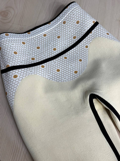 Лосины женские Ласточка 750-751 широкий пояс из пуш ап утепленные на меху черные, черный, XL Киев - изображение 8