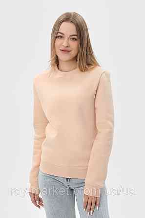 Світшот жіночий базовий утеплений RAY BASIC бежевий (U0301W-Cream) XXL Київ