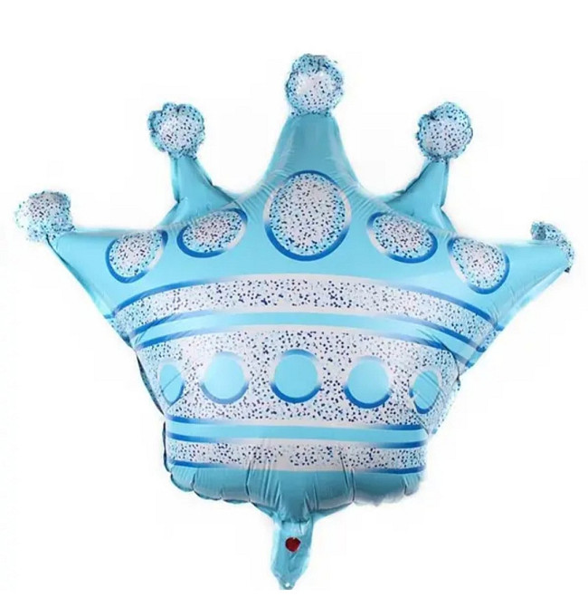 Фигура фольгированная корона голубых 62*74см Киев - изображение 1
